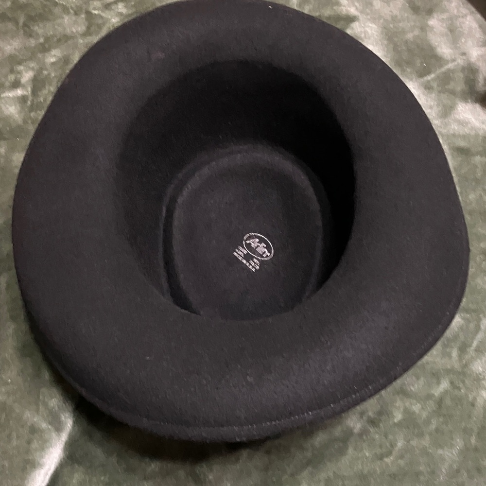Vintage Arlin 100% wool black made in the USA band satin - Picture 8 of 8